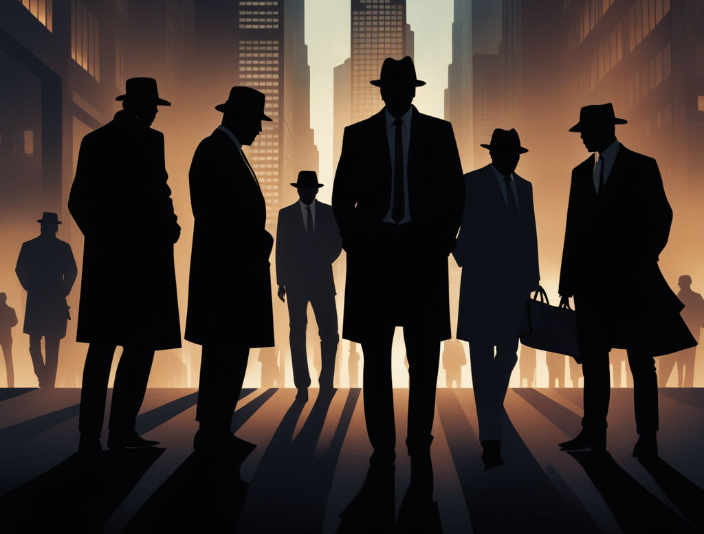 financial criminals hiding in the shadows
